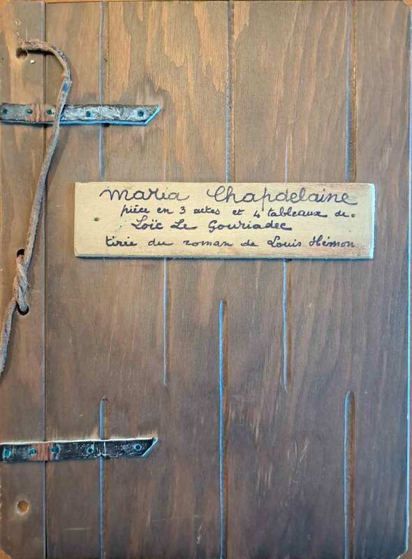 Maria Chapdelaine - Couverture