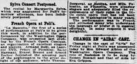 The French Opera Comique presents « La Mascotte » with Armand Robi as the main protagonist, December 15, 1920