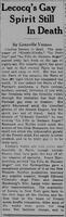 « La fille de Madame Angot » revived by Oscar Hammerstein and played at the New Theatre after the death of Charles Lecocq in New York, November 3rd, 1918