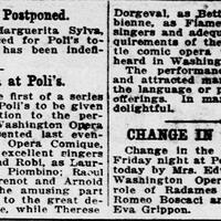 The French Opera Comique presents « La Mascotte » with Armand Robi as the main protagonist, December 15, 1920